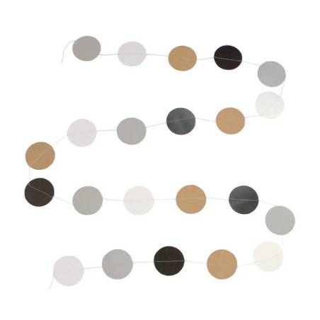 JABADABADO Papier Girlande natur / Z17301