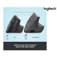 Logitech Ergonomische Maus Lift