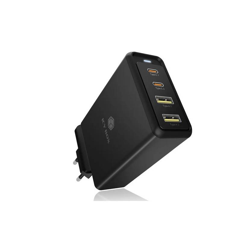 ICY BOX 4-port wall charger IB-PS104-PD with PD ICY BOX 4-port wall charger IB-PS104-PD with PD