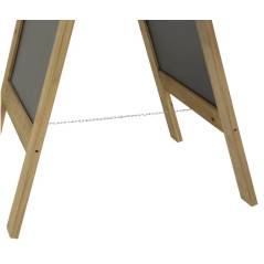 SECURIT Gehwegtafel m. Holzrahmen SBS-N-135