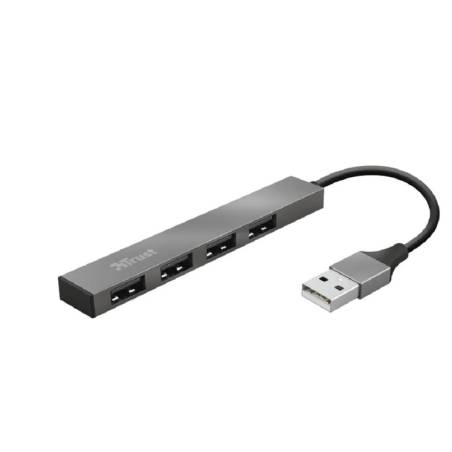 Trust USB-Hub Halyx Mini USB 2.0 Typ-A 4-Port 23786