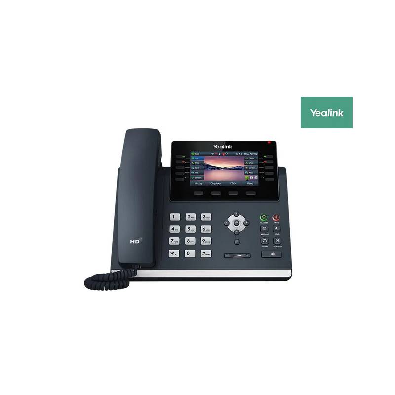 Yealink Tischtelefon SIP-T46U Grau 1301203 Yealink Tischtelefon SIP-T46U Grau 1301203