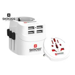 SKROSS Weltreiseadapter PRO Light 4x USB A 1.302471