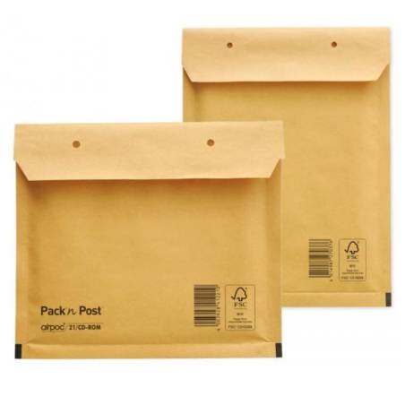 MAILmedia Luftpolster-Versandtaschen, Typ 14/D, braun, 14 g