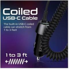 Promate Autoladegerät PowerDrive-33PDC QC3.0, Car Charger
