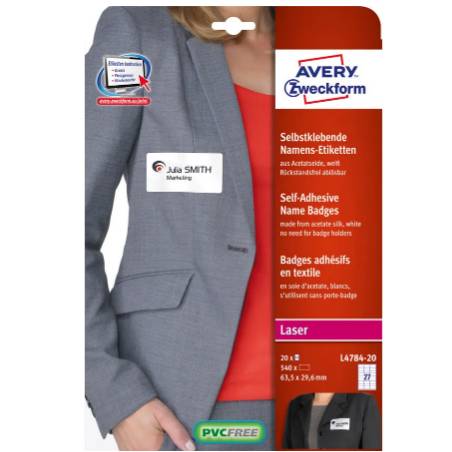 AVERY ZWECKFORM L4784-20