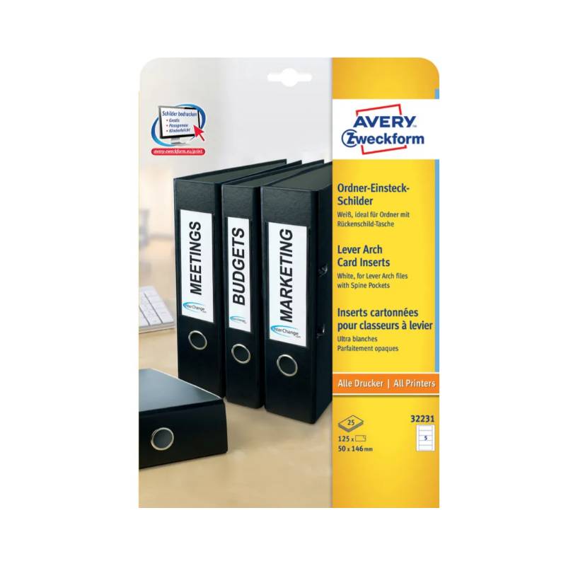 AVERY ZWECKFORM 32231Z