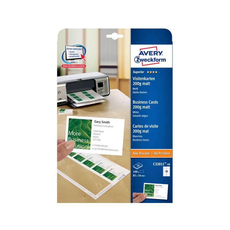 AVERY ZWECKFORM C32011-10