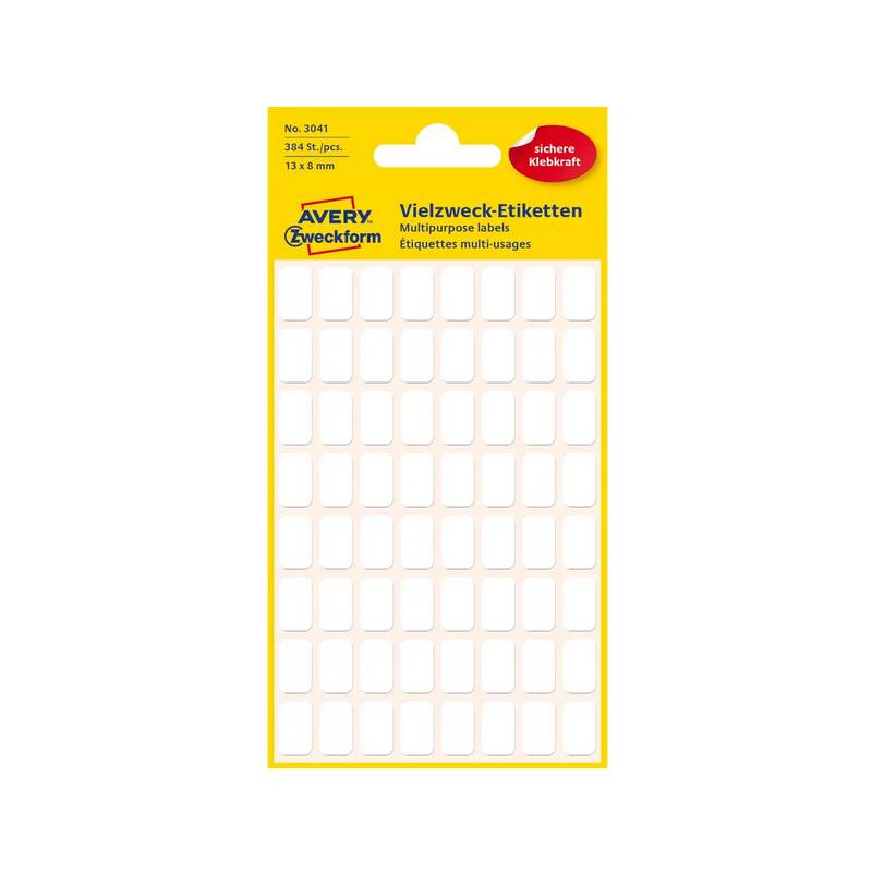 AVERY ZWECKFORM Haushaltetiketten 13×8mm AVERY ZWECKFORM Haushaltetiketten 13×8mm