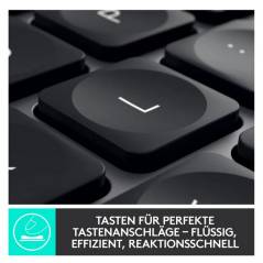LOGITECH Tastatur MX 920009408 Keys Plus
