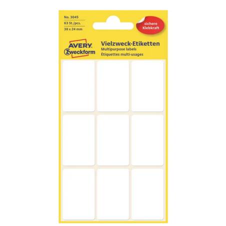 AVERY ZWECKFORM Etiketten 38×24mm