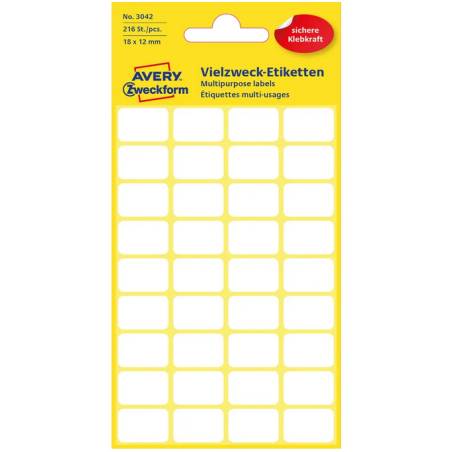 AVERY ZWECKFORM Haushaltetiketten 18×12mm