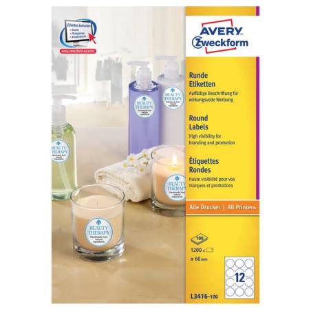 AVERY ZWECKFORM Etiketten A4/60mm