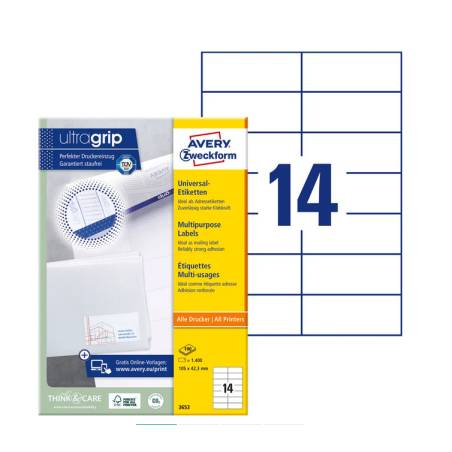 AVERY ZWECKFORM 3653