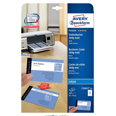 AVERY ZWECKFORM Visitenkarten 85x54mm/A4