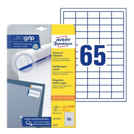AVERY ZWECKFORM 6121