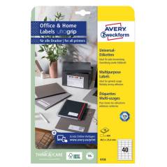 AVERY ZWECKFORM Etiketten 48,5x25,4mm