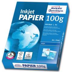 AVERY ZWECKFORM InkJet-Papier A4 2566Z 100g