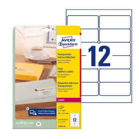 AVERY ZWECKFORM L4772-25
