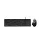 RAPOO NX8020 wired Deskset Combo 12254 black RAPOO NX8020 wired Deskset Combo 12254 black