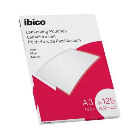 Ibico Laminierfolie A3, 125 µm, 100 Stück, Matt