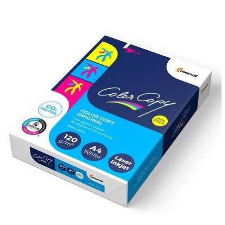 Mondi Kopierpapier ColorCopy A4, Hochweiss, 120 g/m², 250 Blatt