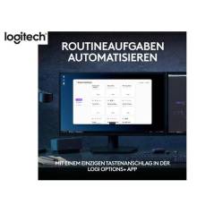 Logitech Tastatur MX Keys S Plus CH-Layout mit Handgelenkauflage