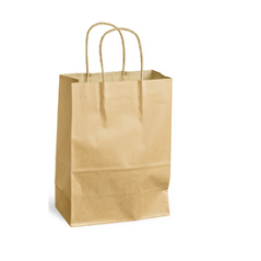 Papier-Tragetasche mit Kordel