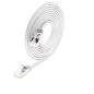 SLIM Slimpatchkabel RJ-45 - RJ-45, Cat 6A, U/FTP, 0.1 m, Weiss