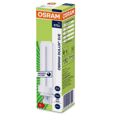 OSRAM Dulux D/E 13W/840 G24q-1