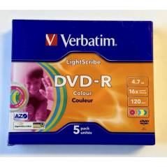 Verbatim DVD-R 4,7Gb 43674 (5 Pack)