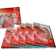 TDK DVD-RW 4,7Gb DVD-RW47ANEC5 (5 Pack)