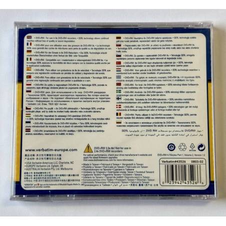 Verbatim DVD+RW 4,7Gb 43526