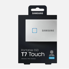 SAMSUNG MEMORY SSD Portable T7 Touch MU-PC500K/WW