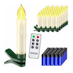 Deuba® Bougies de sapin de Noël
