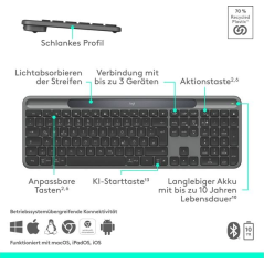 Logitech Slim Solar+ K980 / 920-013756