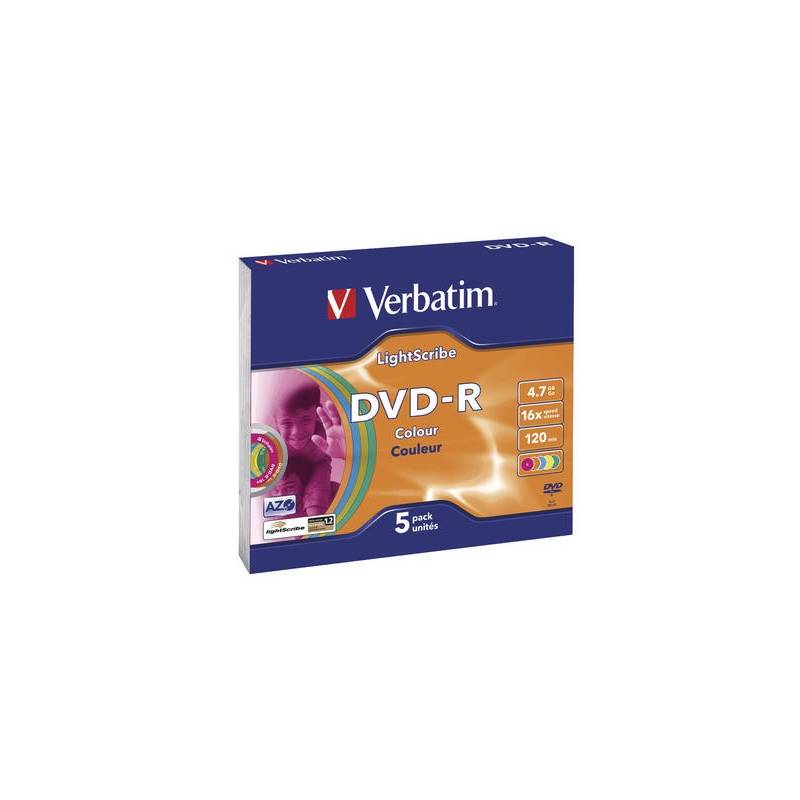 Verbatim DVD-R 4,7Gb 43674 (5 Pack)