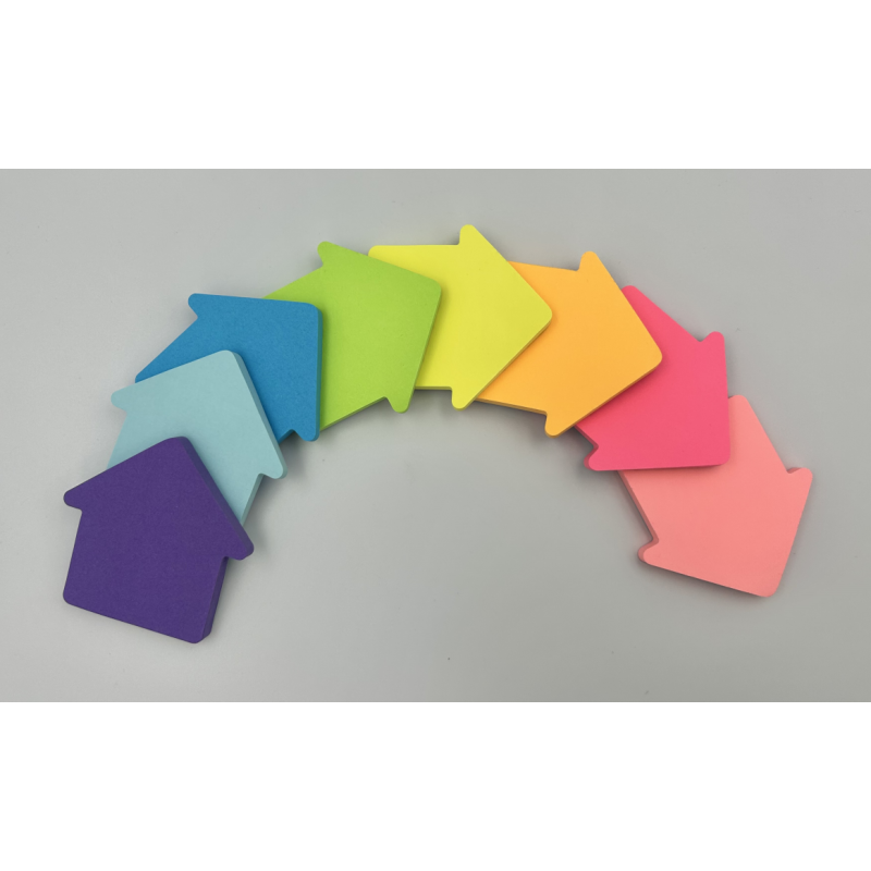 Notes adhésives en forme de flèche 76 x 76 mm Notes adhésives en forme de flèche 76 x 76 mm