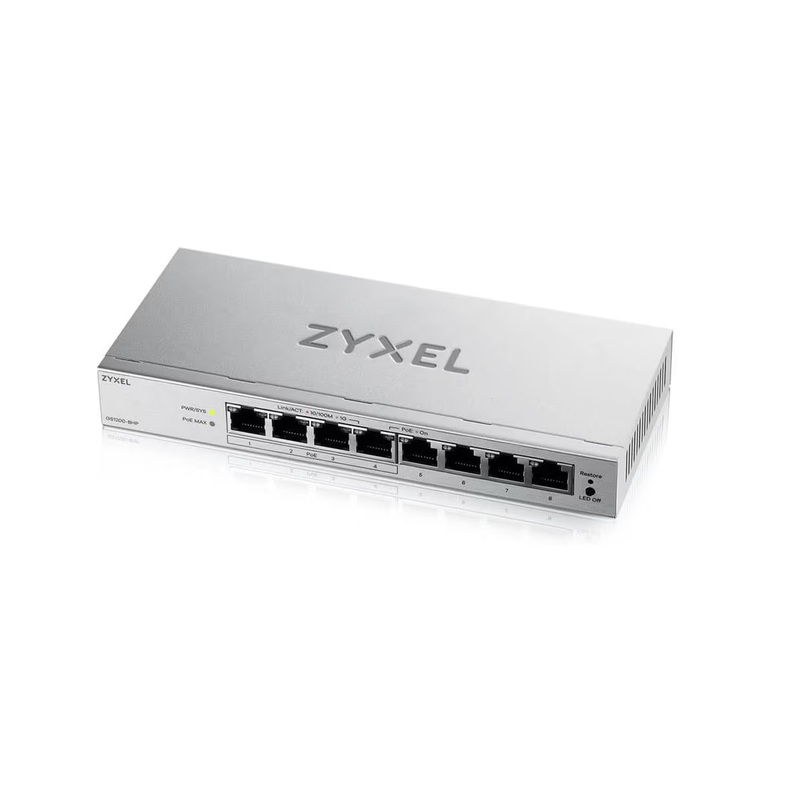 Zyxel PoE+ Switch GS1200-8HP v3 8 Port