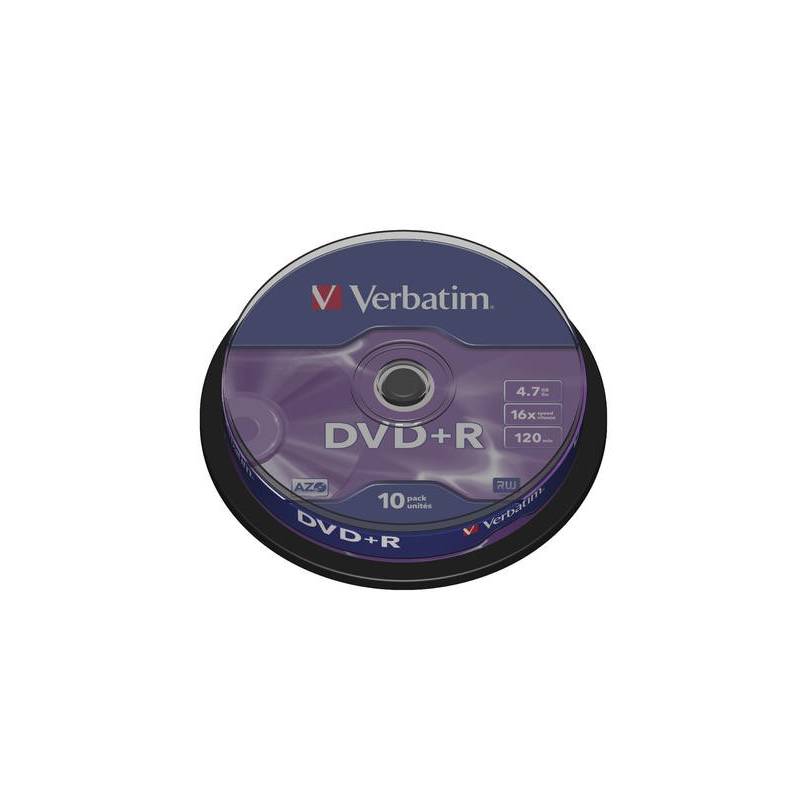 Verbatim DVD+R 4,7Gb 43498