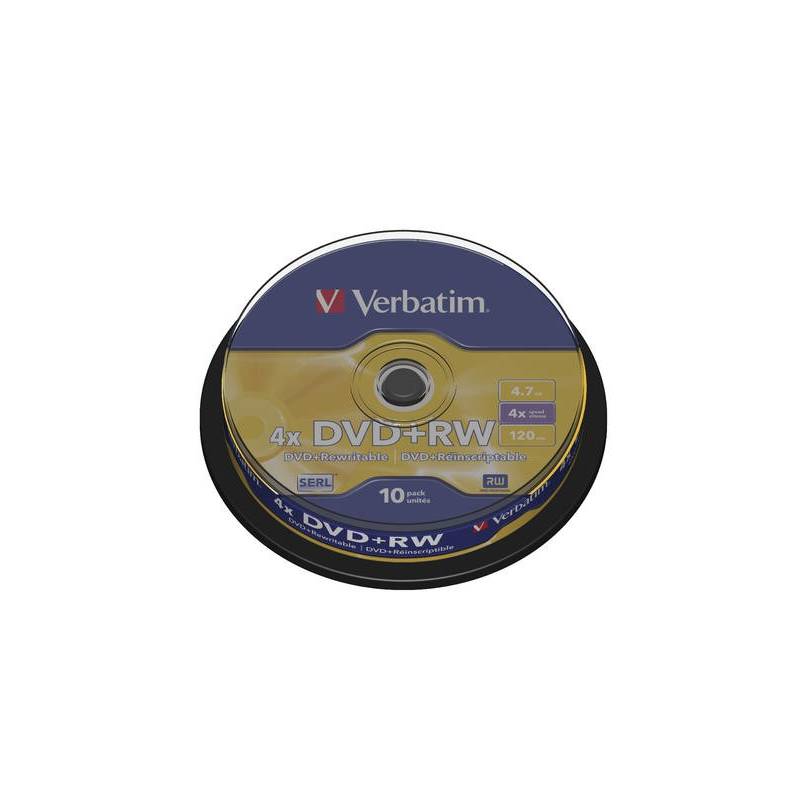 Verbatim DVD+RW 4,7Gb 43488 (10 Pack)