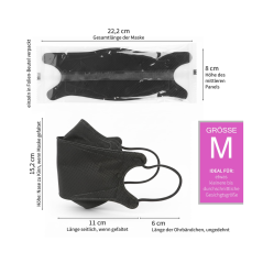 NEUTRAL FFP2 Maske Fischform, 50 Stück