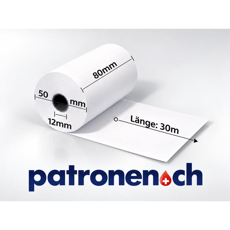 Thermorollen 80mmx30m (Bisphenol A-frei) Thermorollen 80mmx30m (Bisphenol A-frei)