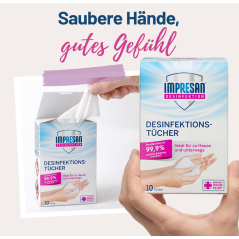 IMPRESAN Desinfektionstücher