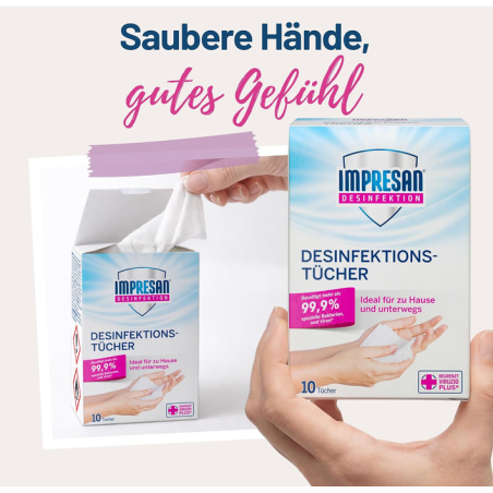 IMPRESAN Desinfektionstücher