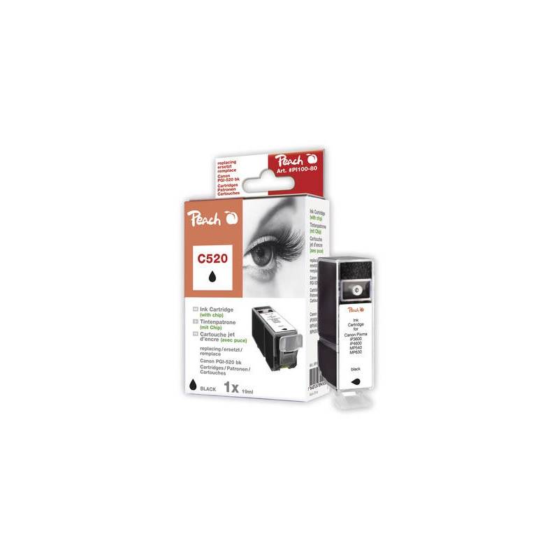 Peach Tinte Canon PGI-520BK Black Peach Tinte Canon PGI-520BK Black