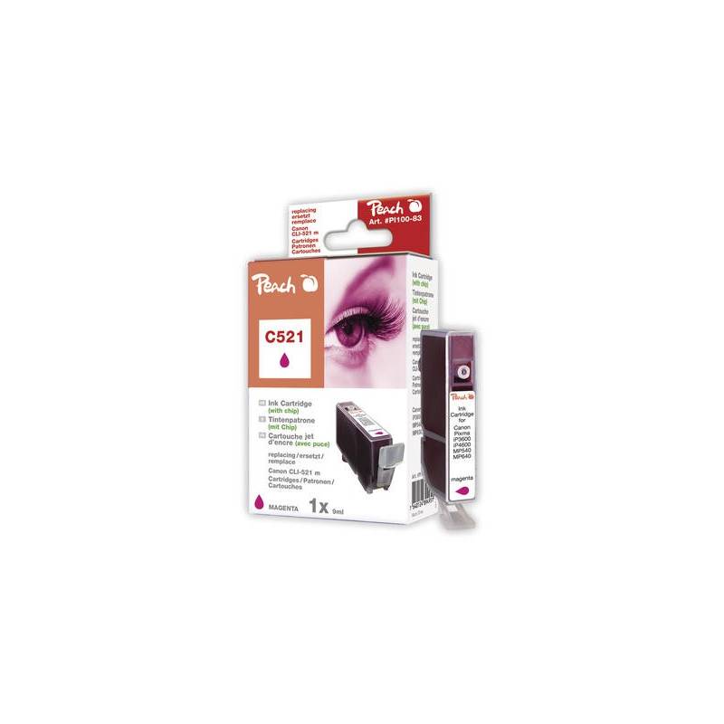Peach Tinte Canon CLI-521M Magenta Peach Tinte Canon CLI-521M Magenta