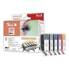 PEACH Tinten Canon PGI520/CLI521 2xBK CMY
